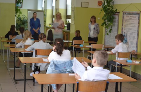 Próbny sprawdzian czwartoklasistów i piątoklasistów